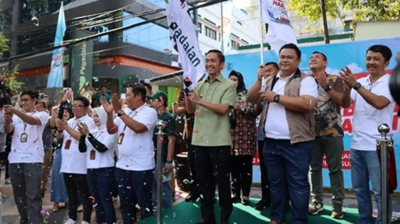 Ratu Dewa Lepas 238 Peserta Mudik Nyaman Bersama Pegadaian