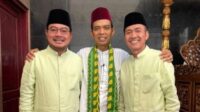 Ratu Dewa dan Prima Salam Ikuti Safari Jumat Bersama Ustaz Abdul Somad di Masjid Assadah Polda Sumsel