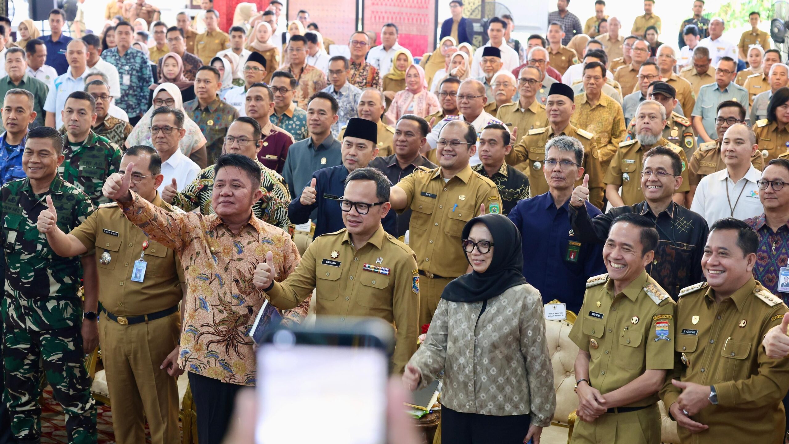 Musyawarah Perencanaan Pembangunan (Musrenbang) Tahun 2026 yang digelar di Griya Agung Palembang