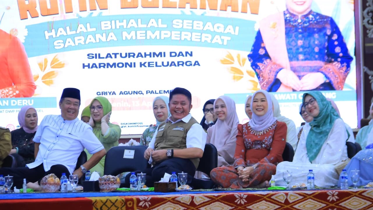 Pengajian dan Halal Bihalal TP PKK Sumsel