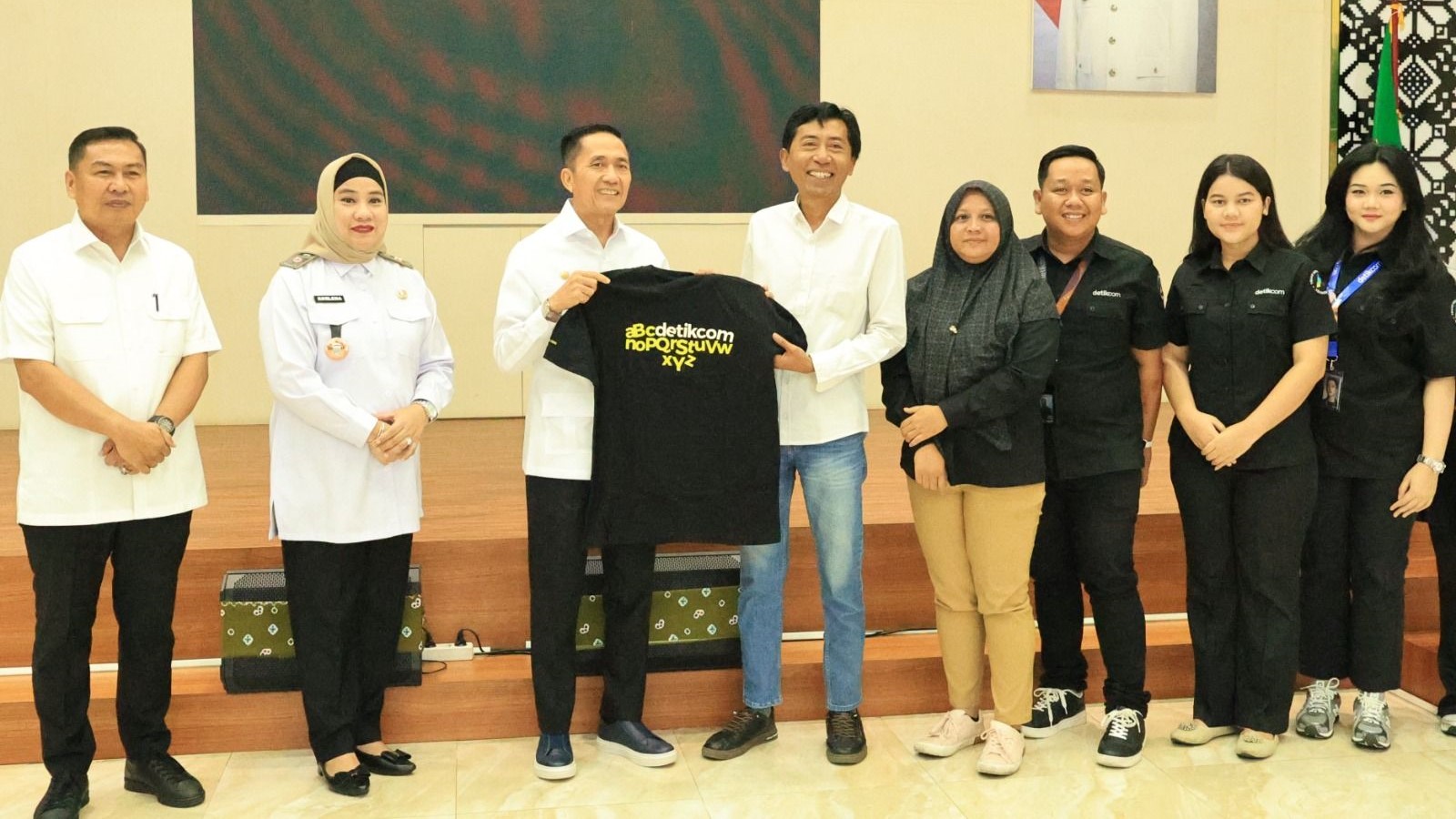 Wali Kota Ratu Dewa Terima Audiensi detikcom Terkait Forum Nasional di Palembang