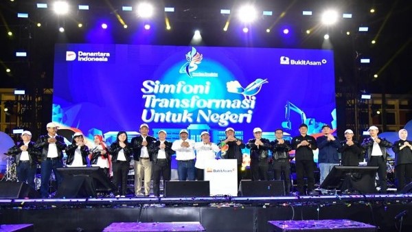 Ketua DPRD Sumsel Andie Dinialdie Hadiri Puncak HUT ke-45 PT Bukit Asam di Tanjung Enim