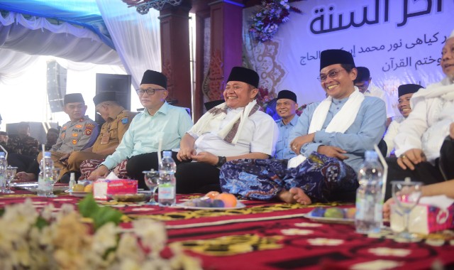 Herman Deru Hadiri Haflah Akhirusunnah dan Haul di Ponpes An Nur OKI