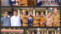 Sekda Palembang Aprizal Hasyim saat memberikan apresiasi kepada SMP Negeri 1 Palembang atas prestasi Juara Umum LMC 2026, Dok: Ist Sekda Palembang Aprizal Hasyim saat memberikan apresiasi kepada SMP Negeri 1 Palembang atas prestasi Juara Umum LMC 2026, Dok: Ist