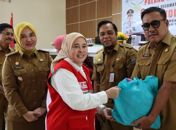 Ketua PMI Kota Palembang, Dewi Sastrani Ratu Dewa, Kantor Camat SU II