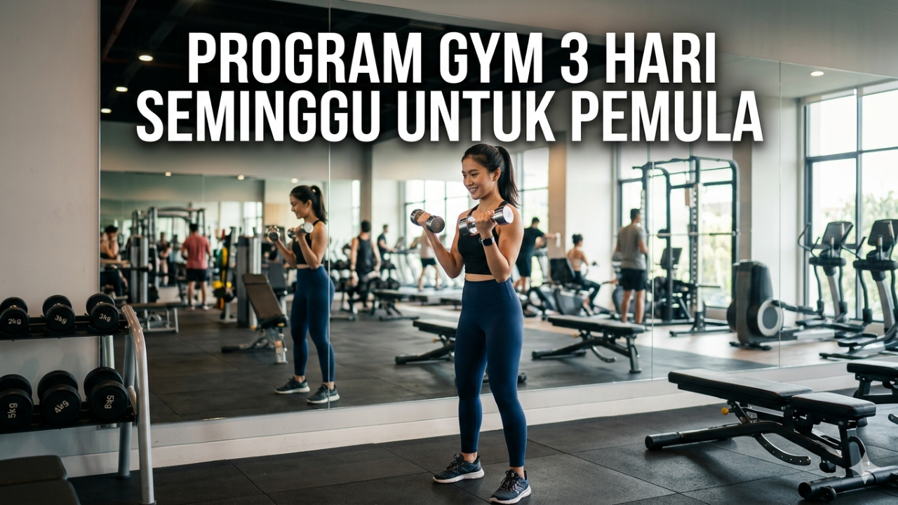 Program Gym 3 Hari Seminggu untuk Pemula, Jadwal Latihan Efektif untuk Membentuk Tubuh Ideal