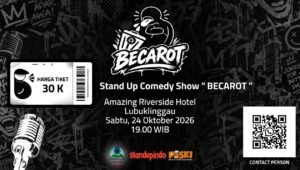 BECAROT, Panggung Komedi Anak Muda Lubuklinggau Siap Hadirkan Tawa dan Kritik